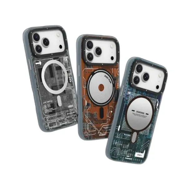 قاب محافظ Youngkit مدلFuturistic Circuit آیفون 14