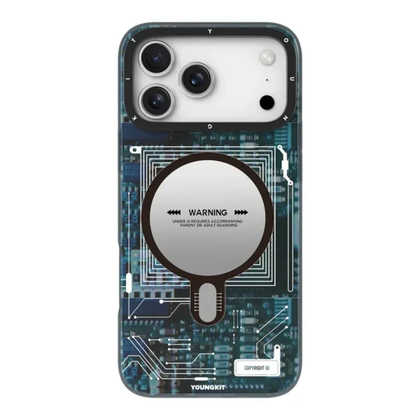قاب محافظ Youngkit مدلFuturistic Circuit آیفون 14