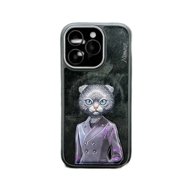 قاب نیمی Nimmy Embroidery Magnetic Case Iphone مناسب آیفون 15,15promax,16,16pro,16 promax